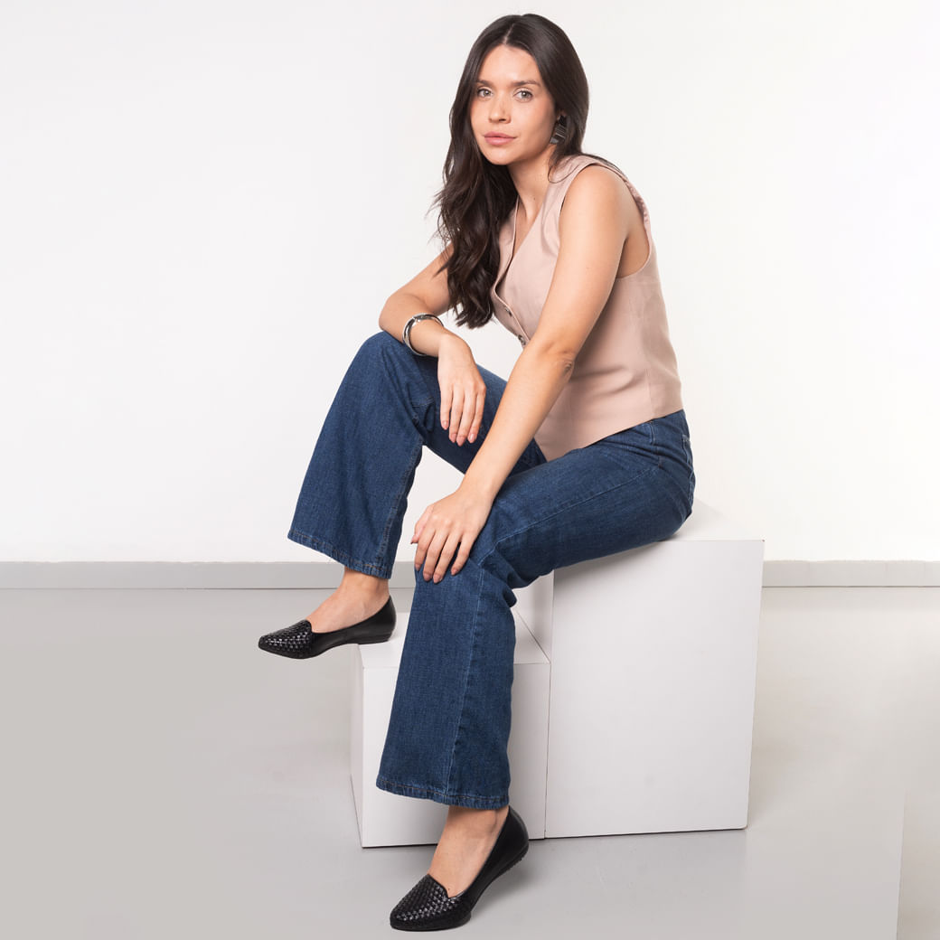 Bottero Sapatilha 353330-1 Preto Couro3